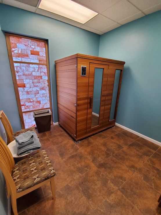 Infrared Sauna at The Salt Room Woodbury 