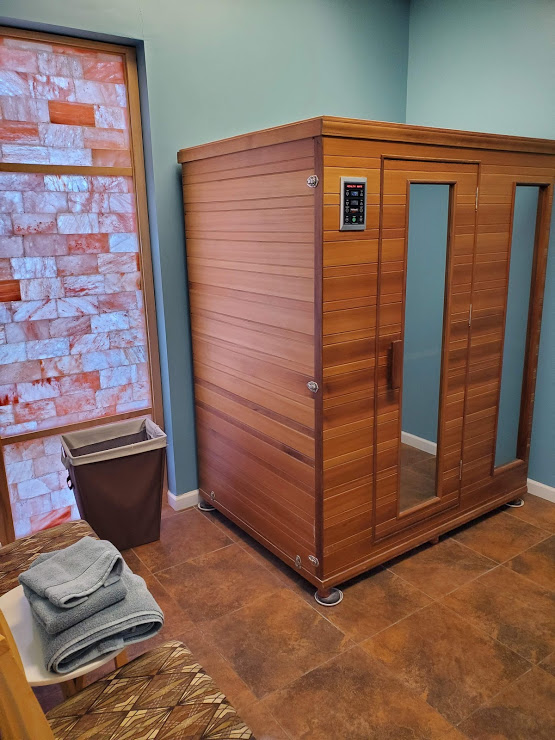 Infrared Sauna at The Salt Room Woodbury 